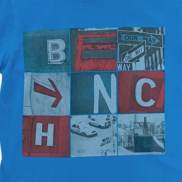 𝅺bench Blue Cityscape Printed T-Shirt - Picture 2 of 3
